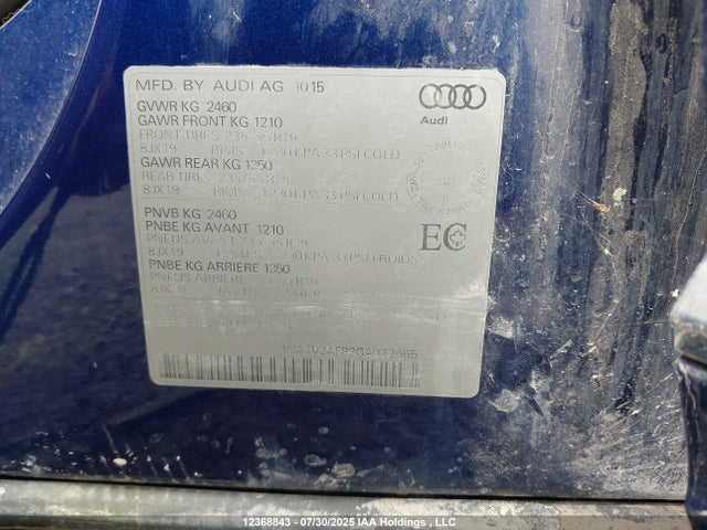 Audi Tdi 2016 WA1V2AFP2GA072665 Image 9