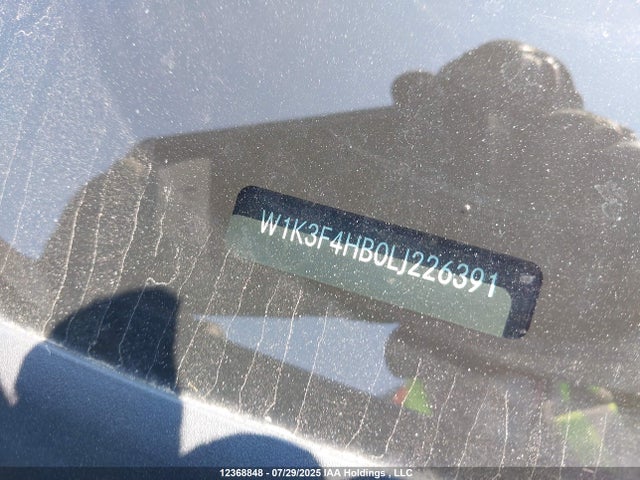 W1K3F4HB0LJ226391 Mercedes-Benz 2020