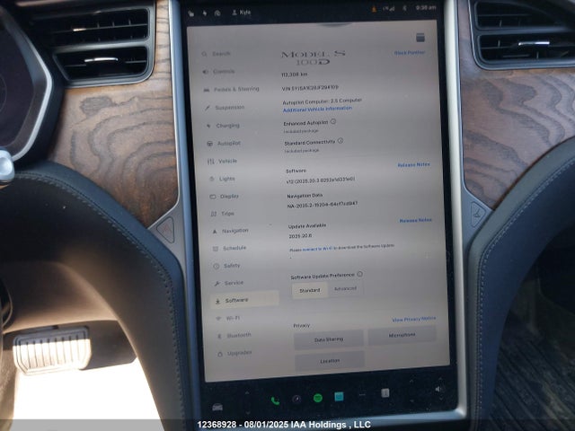 5YJSA1E28JF294109 Tesla 2018