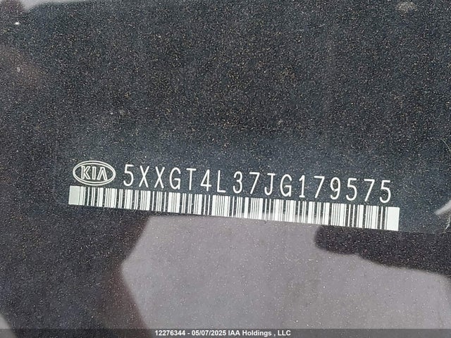 5XXGT4L37JG179575 KIA gdi