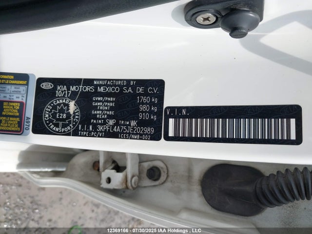 KIA mpi nu 2018 3KPFL4A75JE202989 Image 9