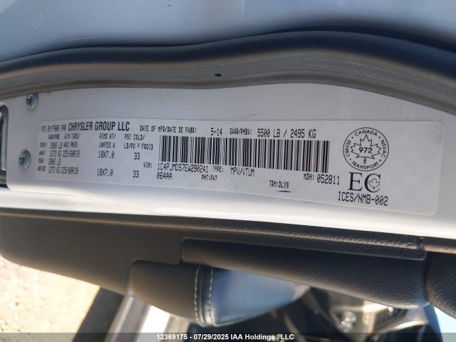 1C4PJMDS7EW290241 Jeep Cherokee