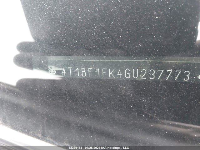 4T1BF1FK4GU237773 Toyota 2ar-fe