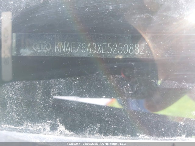 KNAFZ6A3XE5250882 KIA dohc mpi theta ii