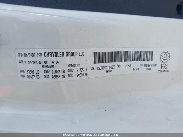 Fiat 2014 2014 3C3CFFER7ET270296 Image 9