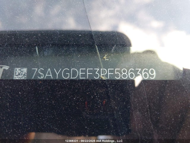 7SAYGDEF3PF586369 Tesla Model Y
