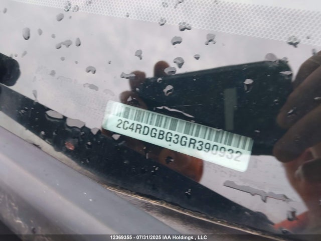 2C4RDGBG3GR390932 Dodge Grand Caravan