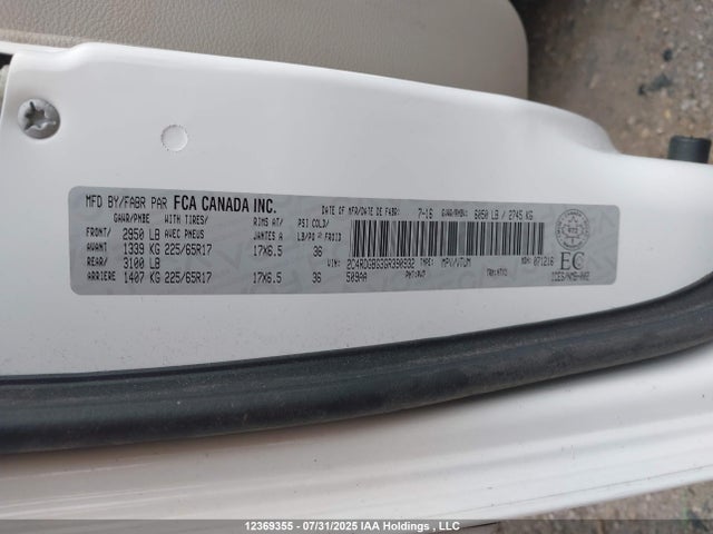 2C4RDGBG3GR390932 Dodge Grand Caravan