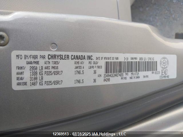 Aukcja sprzedaży 2010 Dodge Grand Caravan, vin: 2D4RN4DE2AR274655, numer aukcji: 12369513