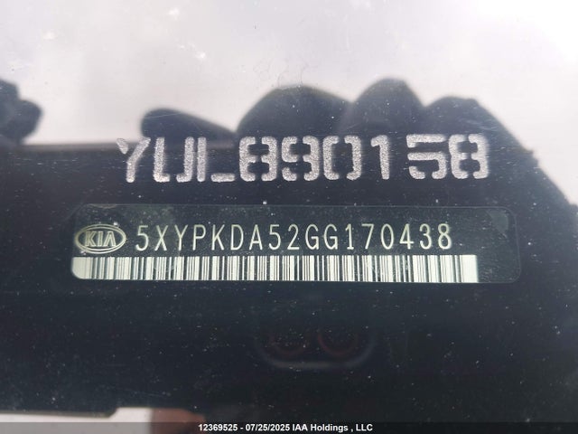 5XYPKDA52GG170438 KIA dohc gdi lambda ii