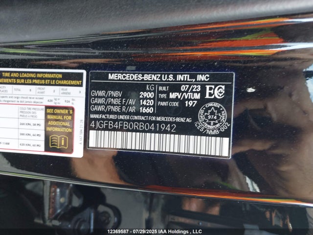 Mercedes-Benz m264 2024 4JGFB4FB0RB041942 Image 18
