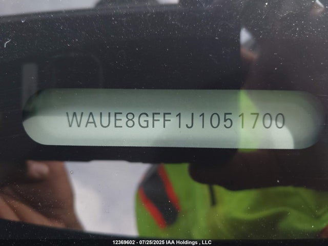 WAUE8GFF1J1051700 Audi 2018