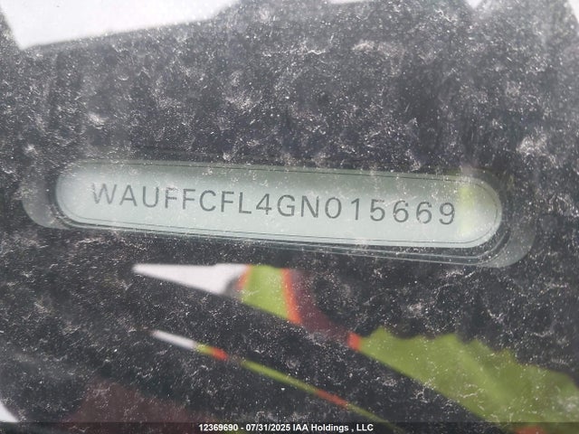 WAUFFCFL4GN015669 Audi 2016