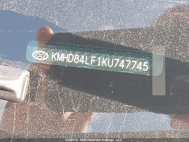 KMHD84LF1KU747745 Hyundai mpi nu
