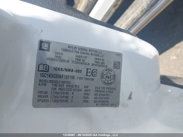 1GC1KXC89EF180155 Chevrolet lml
