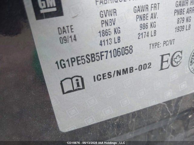 1G1PE5SB5F7106058 Chevrolet LUV