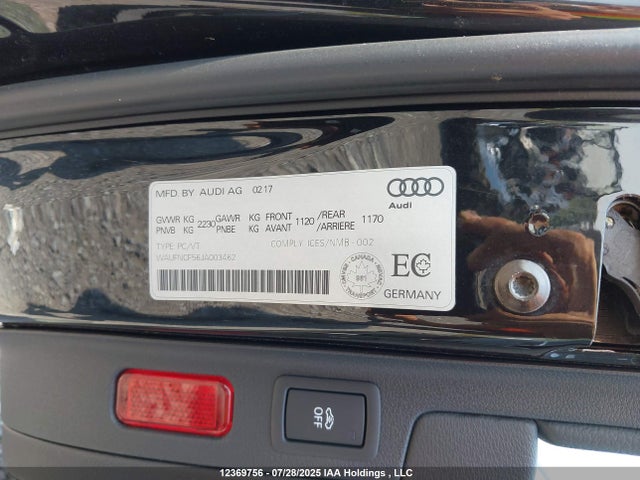 Audi A5 2018 WAUFNCF56JA003462 Image 9