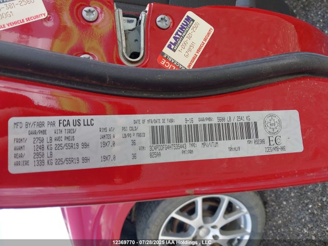 3C4PDDFG4HT535443 Dodge 2017