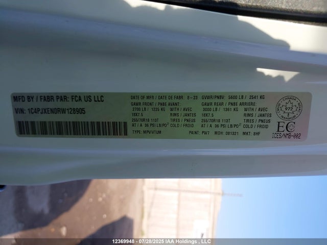 1C4PJXEN0RW128905 Jeep Wrangler