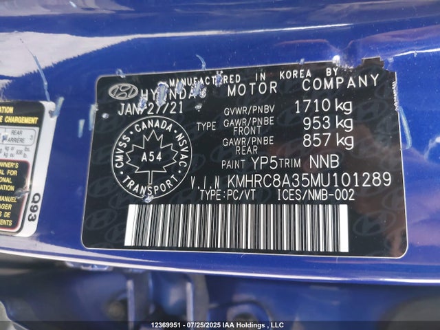 Hyundai gamma ii 2021 KMHRC8A35MU101289 Image 9