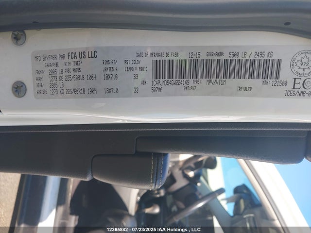 1C4PJMDS4GW224149 Jeep Cherokee