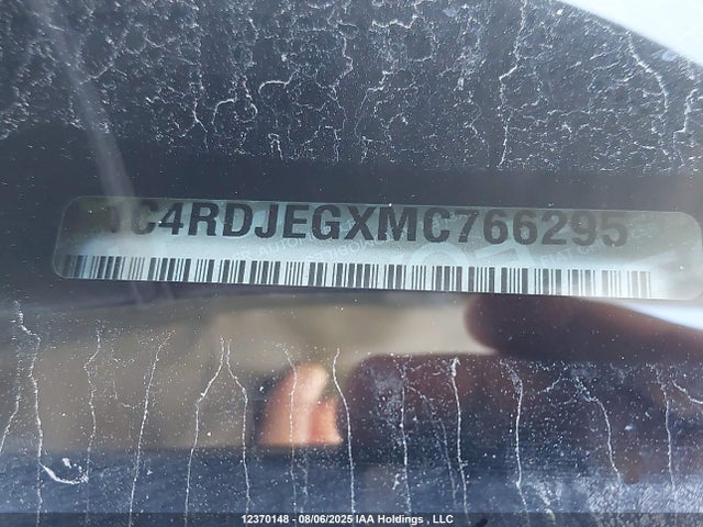 1C4RDJEGXMC766295 Dodge Durango