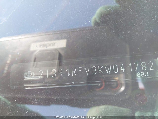 2T3R1RFV3KW041782 Toyota a25a-fks