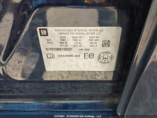 1G1PE5SB8E7355307 Chevrolet LUV