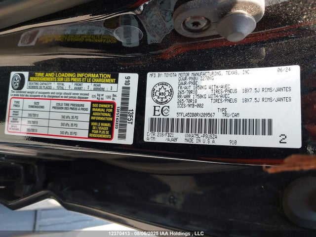 Toyota v35a-fts 2024 5TFLA5DB0RX209567 Image 19