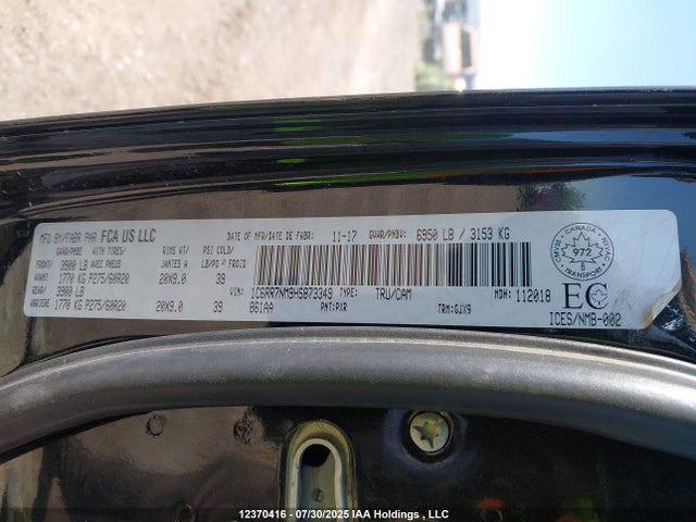 1C6RR7NM9HS873349 RAM 1500