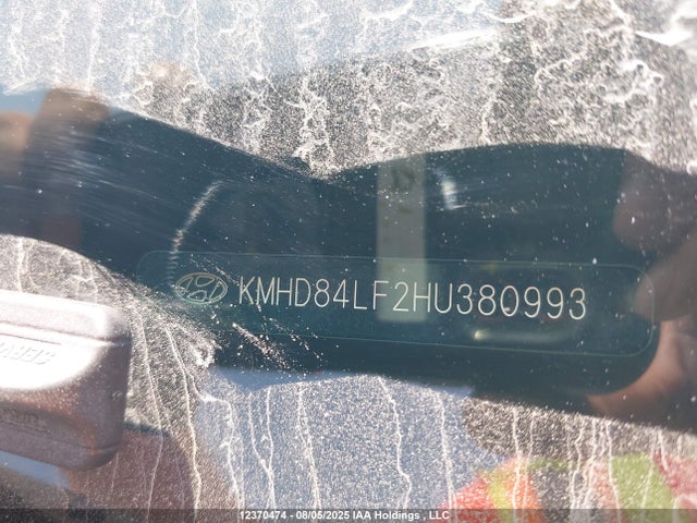 KMHD84LF2HU380993 Hyundai 2017