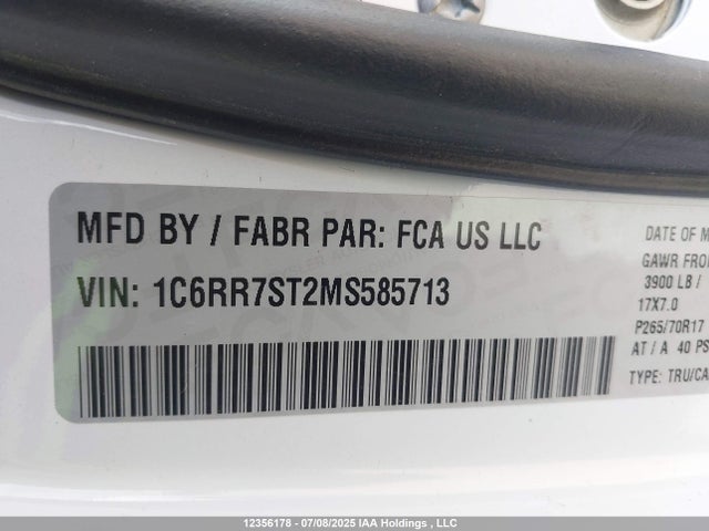 RAM 1500 2021 1C6RR7ST2MS585713 Image 19
