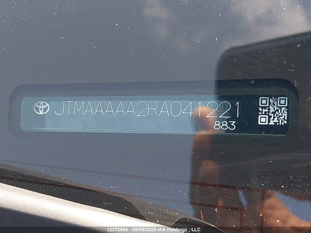 JTMAAAAA2RA041221 Toyota 1xm motor