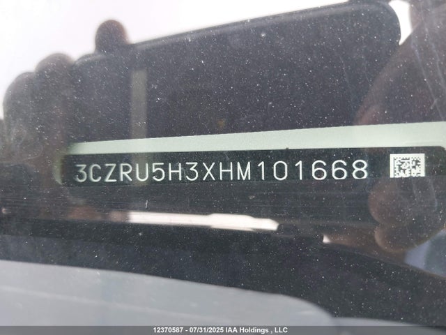 3CZRU5H3XHM101668 Honda r18z9