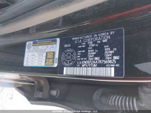 KNDEP2AA7R7569825 KIA nu mpi