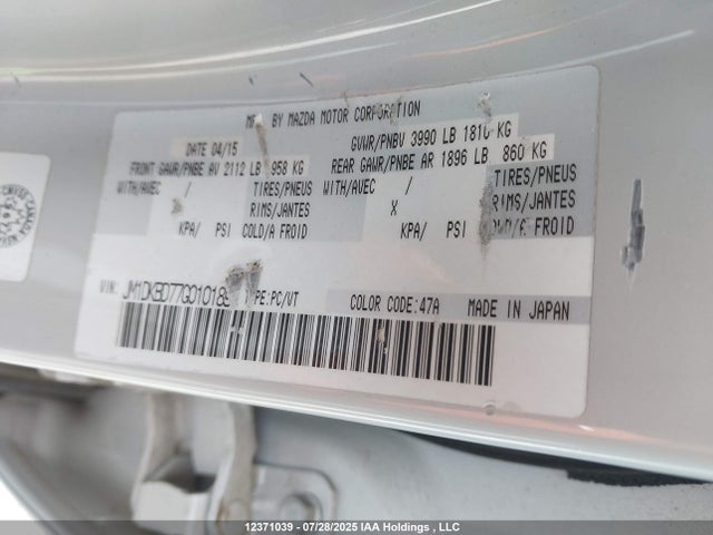 Mazda pe 2016 JM1DKBD77G0101898 Image 18