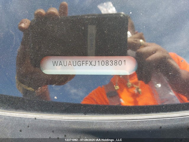 WAUAUGFFXJ1083801 Audi 2018