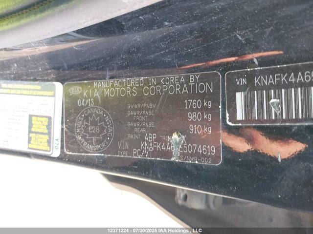 KIA Forte 2014 KNAFK4A69E5074619 Image 9