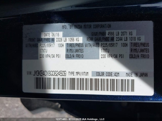 JM3KE4CY8G0824509 Mazda py
