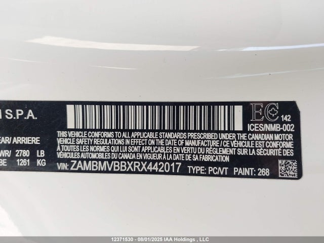 Maserati Granturismo 2024 ZAMBMVBBXRX442017 Image 9