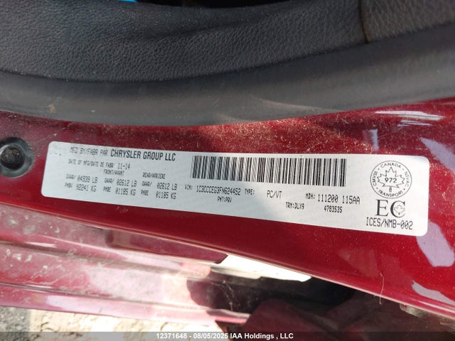 1C3CCCEG3FN624452 Chrysler 200