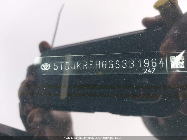 Toyota 2gr-fe 2016 5TDJKRFH6GS331964 Image 19