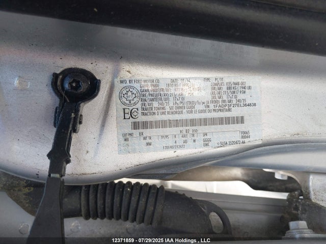 Ford Focus 2014 1FADP3F27EL364838 Image 9
