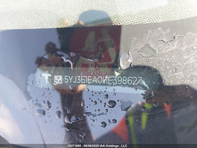 5YJ3E1EA0KF398627 Tesla MODEL 3