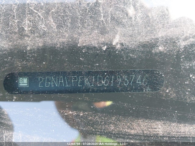 Aukcja sprzedaży 2013 Chevrolet Equinox 2lt, vin: 2GNALPEK1D6193746, numer aukcji: 12368788