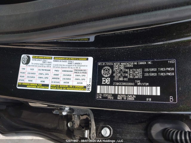 Lexus a25a-fxs, 5nm+4nm 2024 2T2GKCEZ6RC026943 Image 18