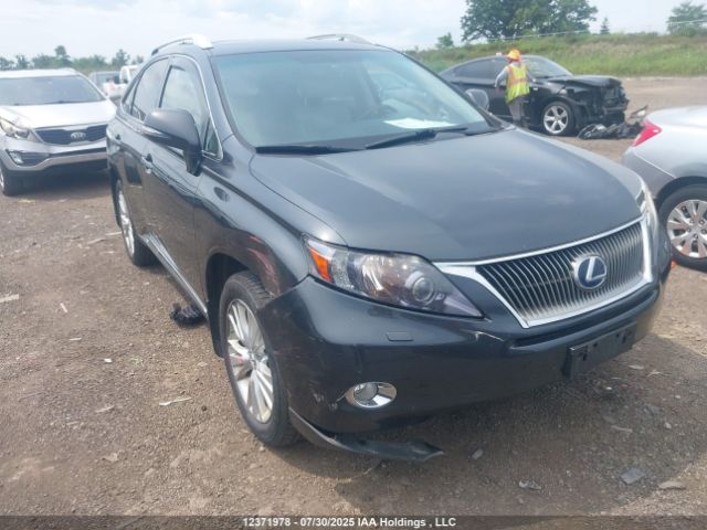 12371978 :رقم المزاد ، JTJBC1BA7A2412611 vin ، 2010 Lexus Rx 450h مزاد بيع