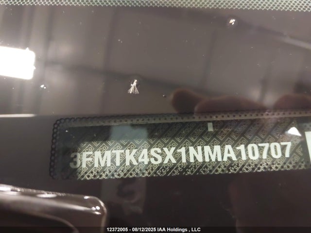 Ford 2022 2022 3FMTK4SX1NMA10707 Image 9