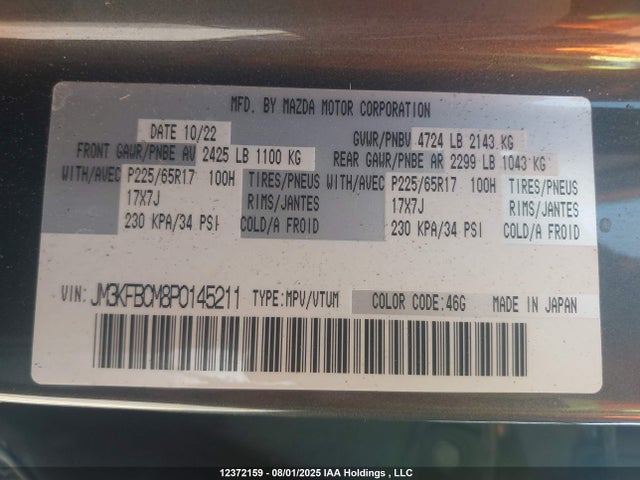 Mazda pyud 2023 JM3KFBCM8P0145211 Image 9