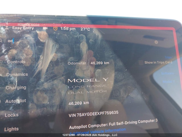 7SAYGDEEXPF759635 Tesla 2023